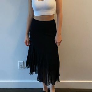 Black Midi Skirt